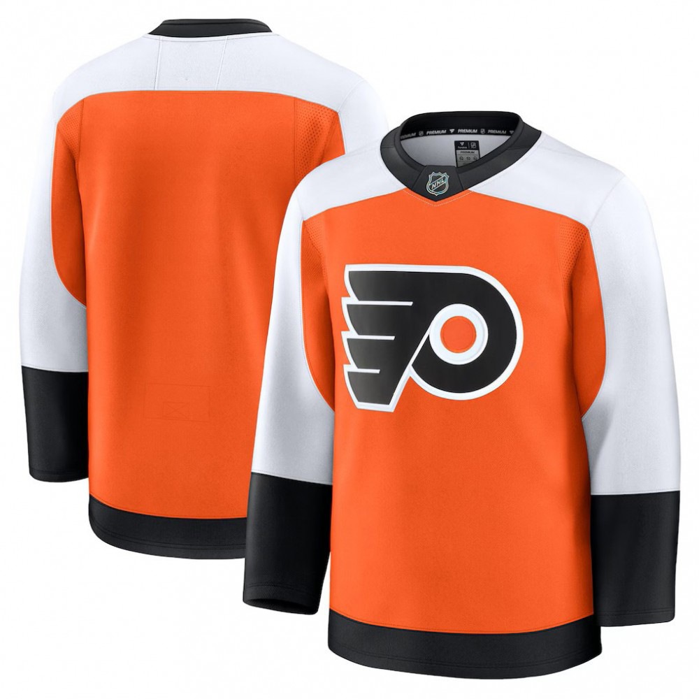 Philadelphia Flyers Home Premium Jersey - Burnt Orange-Pro Kit Vault | Brand New 26/27 Sports Jerseys